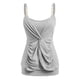 thumbnail image 1 of Top Sin Mangas Cadenas Torcida Tamaño Plus Rosegal  Camisetas sin mangas de talla grande, 1 of 5