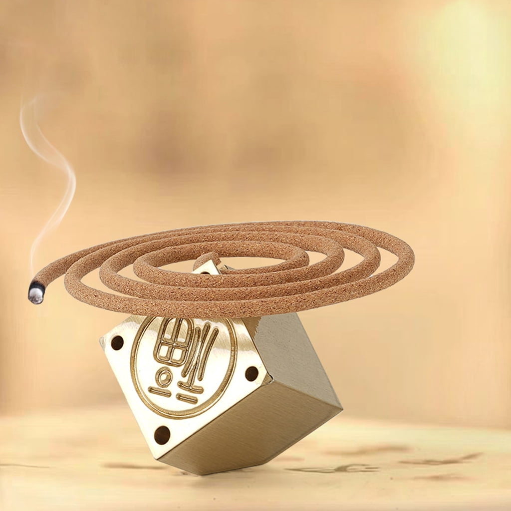 ZPAQI Durability Brass Incenses Holder Tray for Stress Relief and Concentration