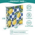 thumbnail image 3 of FORMRS 3 Ring Binder 1.5 inch with Pockets Set of 2 Clip Board 200 Sheets Capacity, Lemon Checkered, 3 of 8