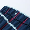 thumbnail image 6 of snowsong Mens Dress Pants Work Pants For Men Men's Casual Plaid Print Pencil Pants Zipper Elastic Waist Pants Trousers Pants For Men Dark blue S, 6 of 7
