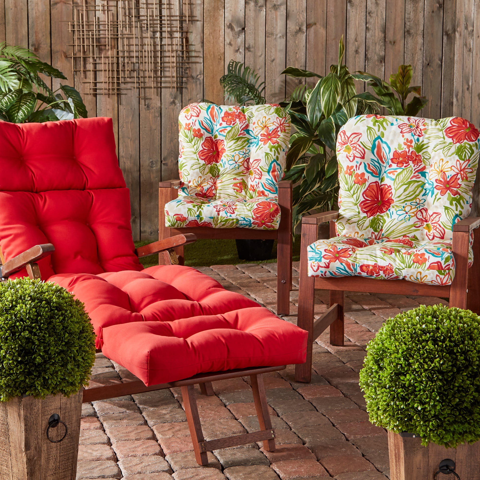 Breeze Floral Outdoor Chair Cushion