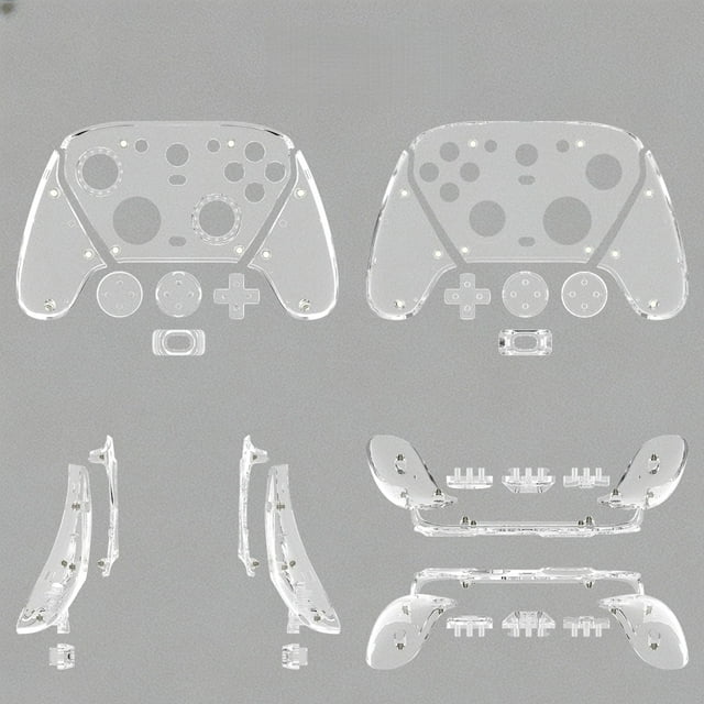 Transparent Clear Replacement Panel for GameSir G7 Pro Gaming Controller,Crystal Protective Shell Skin,Dust-proof and Scratch-resistant PC Case Cover Accessories