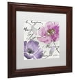thumbnail image 3 of Trademark Fine Art "Fleurs de France I" Canvas Art by Color Bakery White Matte, Wood Frame, 3 of 4