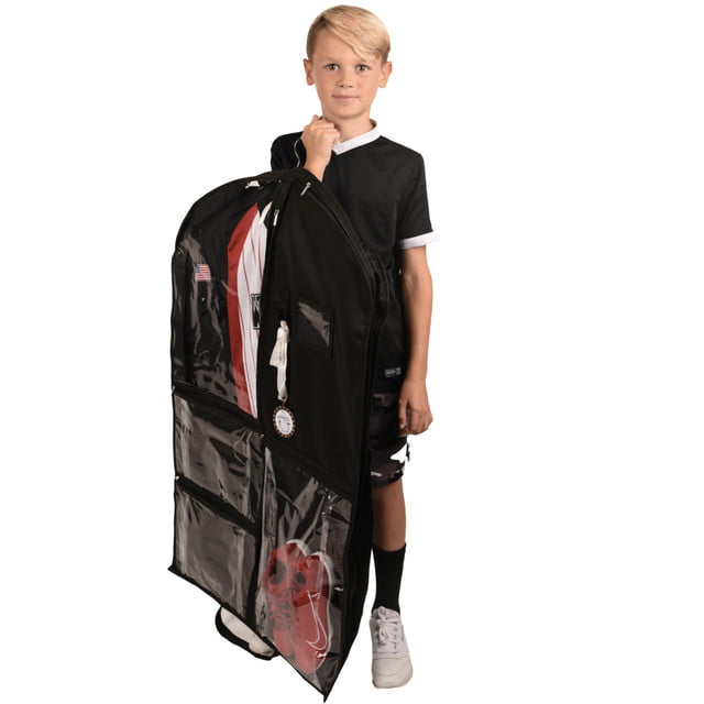 3 Garment Bag Travel Suit Dress Storage 53" Clear Cover Full Zipper Coat Carrier
