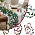 thumbnail image 1 of Faux Rattan Decorative Hanging Item, Spring Style Garland With Artificial Roses, for Home and Garden Use, Yellow, 1 of 7