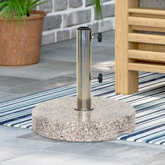 Abble Round Granite Umbrella Base 43 lbs