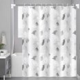 thumbnail image 4 of 180 X 180cm Shower Curtain, Bathroom Curtain, Bathtub Curtain, Anti-Mildew Curtain, Waterproof Shower Curtain, Bathroom Shower Curtain, 4 of 5