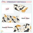 thumbnail image 4 of Dailycode Cotton Pajama Set Snug Fit Long Sleeve Top and Pants for 18M-8Y Dogs Outline and Paw, 4 of 7