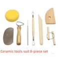 thumbnail image 2 of Juego de 8 herramientas de arcilla, herramientas de cerámica, herramientas manuales para tallar arte, juego de arcilla de cerámica, 2 of 3