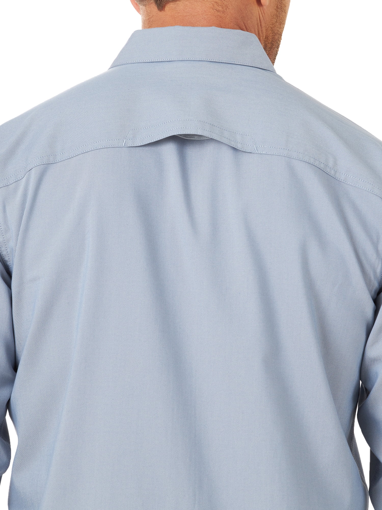 Wrangler Men's Outdoor 2-Pocket Performance Utility Shirt