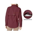 thumbnail image 6 of Little Donkey Andy Women's UPF 50+ UV Protection Shirt, Long Sleeve Fishing Shirt, Breathable and Fast Dry B.Dark Red L, 6 of 7