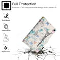 thumbnail image 4 of Allytech Fire HD 8 Case 2020, Fire HD 8 Plus Case, Slim Shell Smart Cover Auto Sleep Wake Flip Kickstand Shockproof TPU Back Cover Case for Amazon Kindle Fire HD 8 10th Generation, Butterfly Tower, 4 of 7