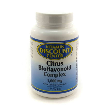 Citrus Bioflavonoid 50 Capsules - Citrus Bioflavonoid Complex 1000 mg by Vitamin Discount Center 100 Tablets