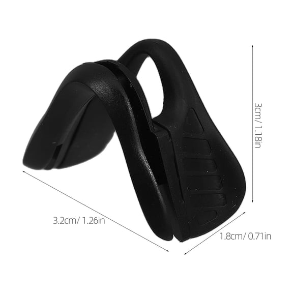 Hemoton Eyeglass Nose Pads Anti-Slip, Adhesive Nose Pads For Glasses, Black Nose Cushions For Eyeglass Frame Replacement Nose Pads For Sunglasses