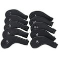 thumbnail image 2 of Neoprene Zipper Golf Club Iron Head Covers Iron Covers 10pcs/Se, 2 of 3