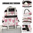 thumbnail image 4 of Quilted Backpack Fashion Backpack 11.41 * 6.1 * 14.17 Inch Women's Fashion Backpack Picnic Shopping Travel Out Sports backpack Pink Heart Cartoon4, 4 of 7