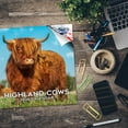 thumbnail image 5 of 2025 2026 Highland Cows - Wildlife Monthly Wall Calendar - 12 x 24 Open - Thick No-Bleed Paper - Giftable - Academic Teacher's Planner Calendar Organizing & Planning - Made in USA2025 2026, 5 of 10