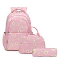 thumbnail image 1 of POINTERTECK 3PCS Daisy Backpacks With Lunch Pack Pencil Case  Water Resistant Bookbag For Children（Blue）, 1 of 9