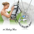 thumbnail image 6 of TANGPOET Horse Gifts for Women 925 Sterling Silver Horse Necklace Horse Keep Me Stable Jewelry for Women Mom Daughter, 6 of 7