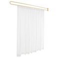 thumbnail image 6 of White Partition Curtain with U-Shape Tube Privacy Partition Curtain Room Divider, 6 of 14
