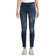 EV1 from Ellen DeGeneres Preston Bleach Splatter High Rise Skinny Ankle Jeans Women’s