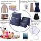 thumbnail image 4 of HUOGUO - Juego de 6 cubos organizadores de equipaje de viaje, bolsas de lavandería y bolsa para dispositivos digitales, bolsas de compresión para equipaje (azul marino), 4 of 5