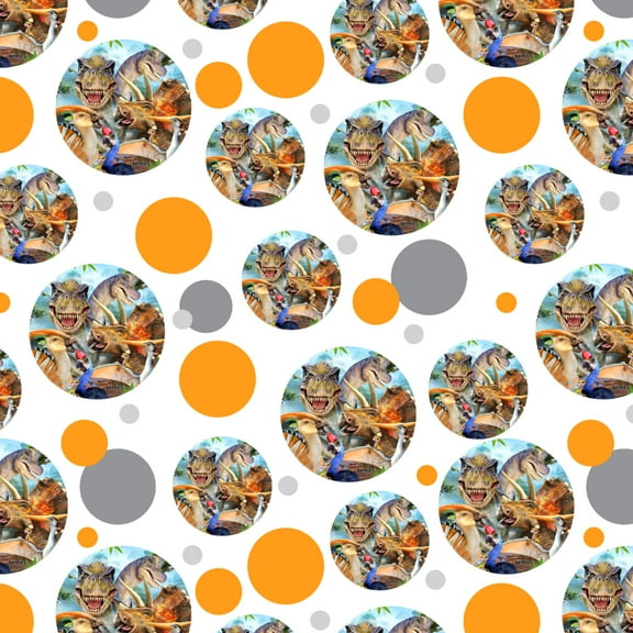 Dinosaur Jurassic Selfie T-Rex Triceratops Brontosaurus Pterodactyl Parasaurolophus Premium Gift Wrap Wrapping Paper Roll