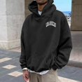 thumbnail image 2 of Vedolay Men's Hoodies 2023 Half Zip Pullover Sweatshirts Quarter Zip Oversized Hoodies Black,S, 2 of 5