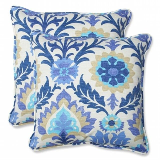 Pillow Perfect 541792 Santa Maria Azure 18,5 Pouces Coussin (Lot de 2)