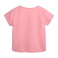 thumbnail image 3 of BJUTIR Boys Fashion T Shirts Short Sleeve Toddler Kids Baby Girls Solid Crewneck Irregular T Shirts Tops Tee Clothes For Children For 6-12 Months, 3 of 3