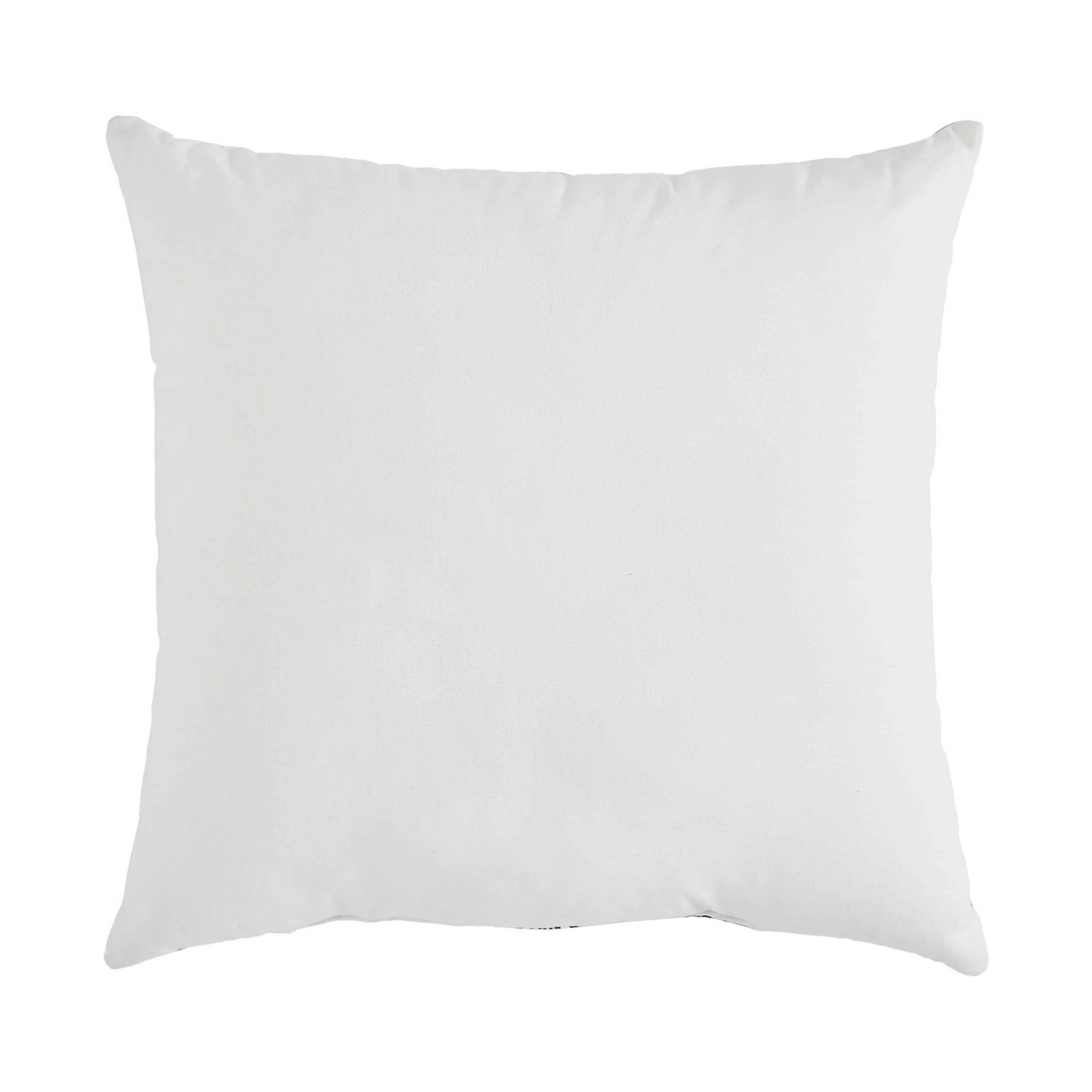 Indigo Ink Denim 20" x 20" Yellow Floral Boho Cotton Decorative Pillow