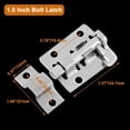 20 Packs Barrel Bolt Latch, 1.5