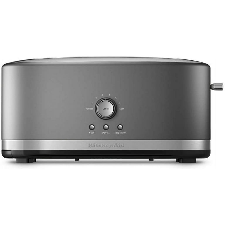 KitchenAid 4-Slice Long Slot Toaster with High Lift Lever - Contour Silver