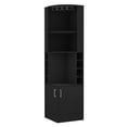 thumbnail image 2 of Space - Saving Bar Cabinet | Small Footprint with Big Storage (8 Cubbies and 2 Shelves) | Ideal for Limited Spaces, 2 of 5