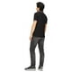 thumbnail image 3 of Polo Tommy Hilfiger con cuello a rayas para hombre, color negro, talla M, 3 of 3