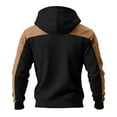 thumbnail image 4 of Ceisia Men's All Gift Seasons Casual Solid Color Zipper Round Neck Long Sleeve Shirt - Comfortable Daily Outdoor Wear, 4 of 5