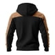 thumbnail image 4 of pstuiky Camisas casuales de manga larga para hombre, Pantalón corto informal de color liso para hombre, para exteriores, con bolsillo, cremallera y manga larga con capucha s, 4 of 5