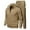 Khaki, variant on Men's Casual Tracksuit Set with Hooded Sweatshirt and Jogger Pants – Full Zip Athletic Workout Outfit for Daily Wear and Training