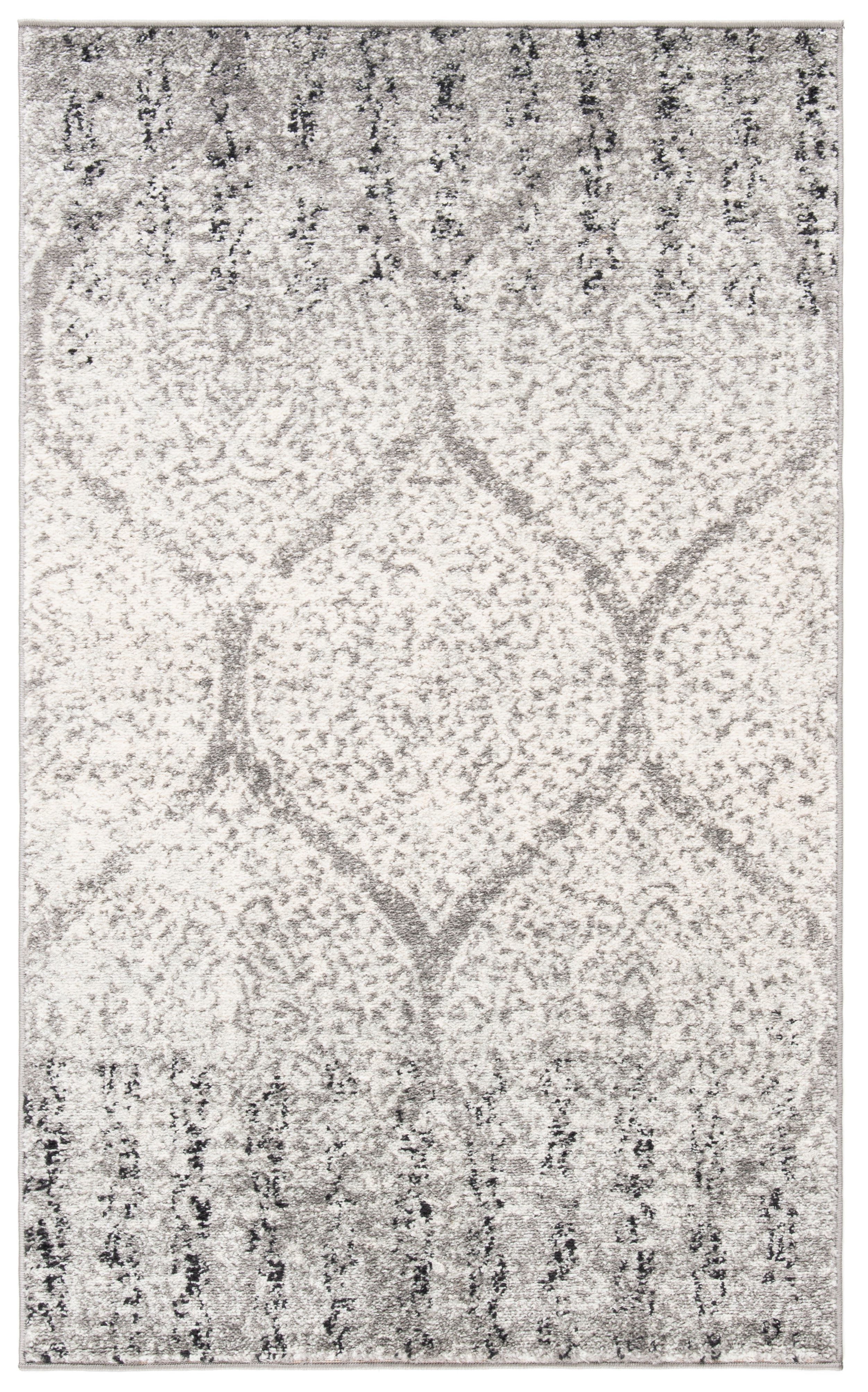 Safavieh Madison Leighton Geometric Area Rug, Gray/Ivory, 3' x 5'