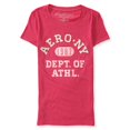 thumbnail image 1 of Aeropostale Ny Dept Of Athl - Camiseta adornada para mujer, color rosa, talla mediana Aeropostale Camiseta adornada, 1 of 2