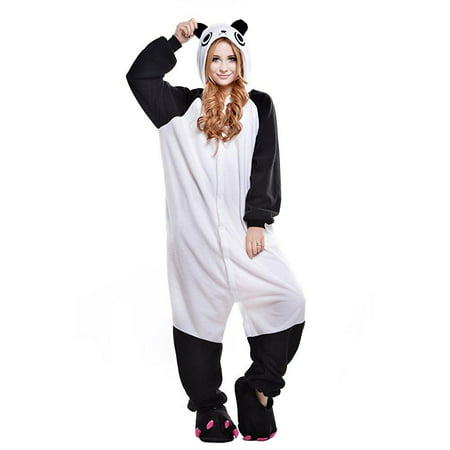 Newcosplay Unisex Kung Fu Panda Pyjamas Kigurumi Halloween Onesie Costume (L)