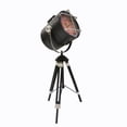 thumbnail image 1 of Phares Métalliques Noirs Horloge de Table, 1 of 1