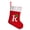 R, variant on Festive Sock for Christmas Tree & Front Door, Holiday Party Treat Bag with Soft Cloth Mantel Display Decor