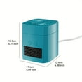thumbnail image 4 of 2-in-1 Heating & Cooling Fan, 400W portable desktop heater with 3 adjustable speeds, silent compact movable design ideal for home and office daily use, 4 of 10