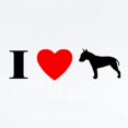 thumbnail image 2 of CafePress - I Heart Bull Terrier - Baby Light Bodysuit, Size Newborn - 24 Months, 2 of 4