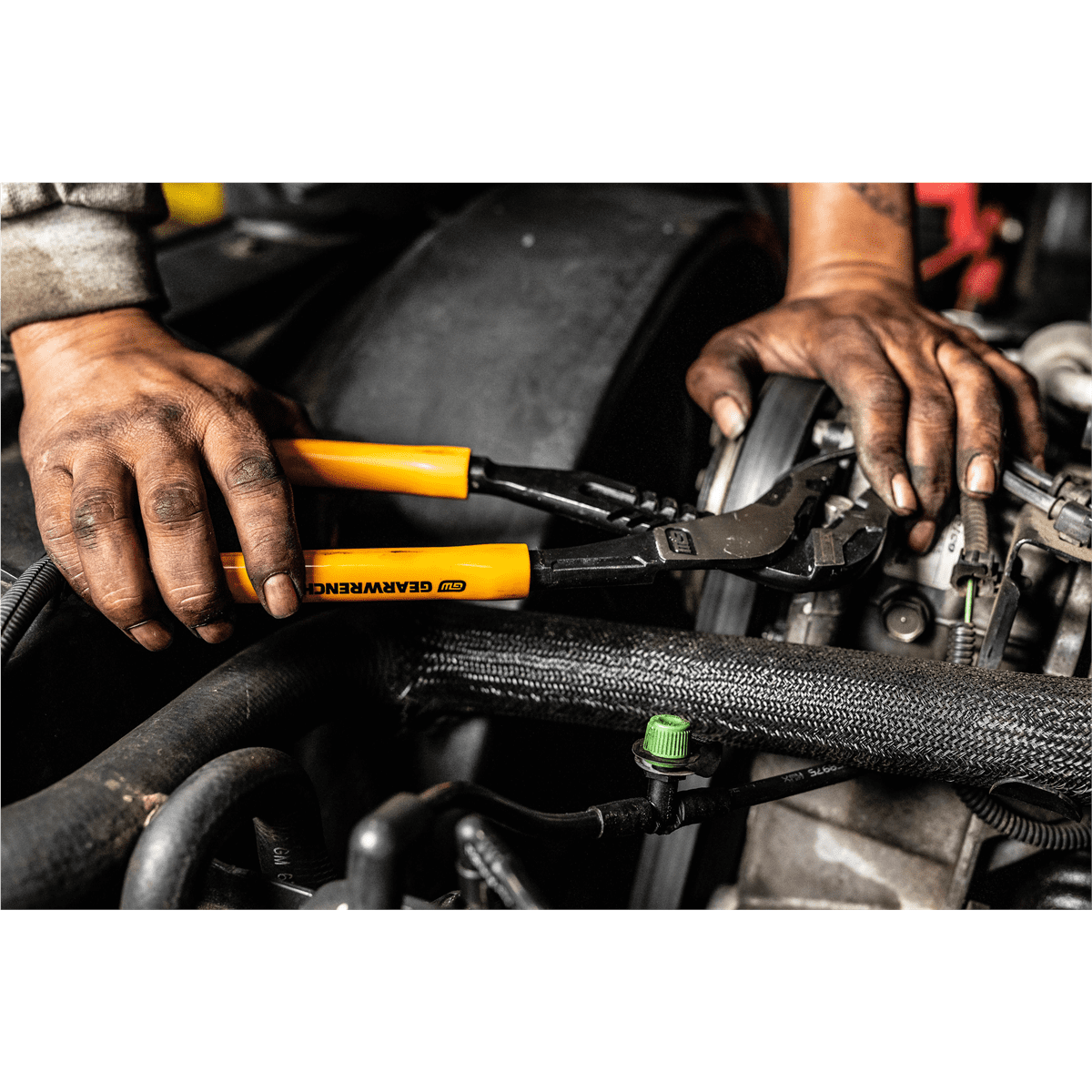 Gearwrench Pitbull Mixed Plier Set Dipped Handle 6Pc