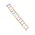 thumbnail image 2 of Escalera de madera para pájaros, accesorios de jaula de pájaros para puente de escalada de loros, soporte de madera duradero para loros, juguete para nudos helados Yinane Escalera para pájaros, 2 of 8