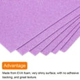 thumbnail image 4 of EVA Foam Sheets Glitter Light Purple 10.8 x 8.5 Inch 2mm Thick Crafts Foam 10Pcs, 4 of 6