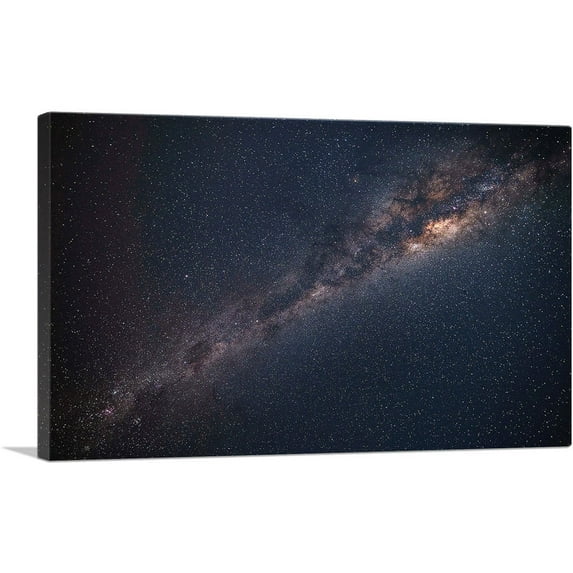 ARTCANVAS Deep Space Nebula Navy Hubble Telescope Canvas Art Print - Size: 18" x 12" (0.75" Deep)