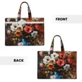 thumbnail image 2 of Pofeuu Elegant Floral Vase Painting Print Laptop Bag Carrying - Computer Bag Laptop Case Shoulder Slim Work Travel, 2 of 8